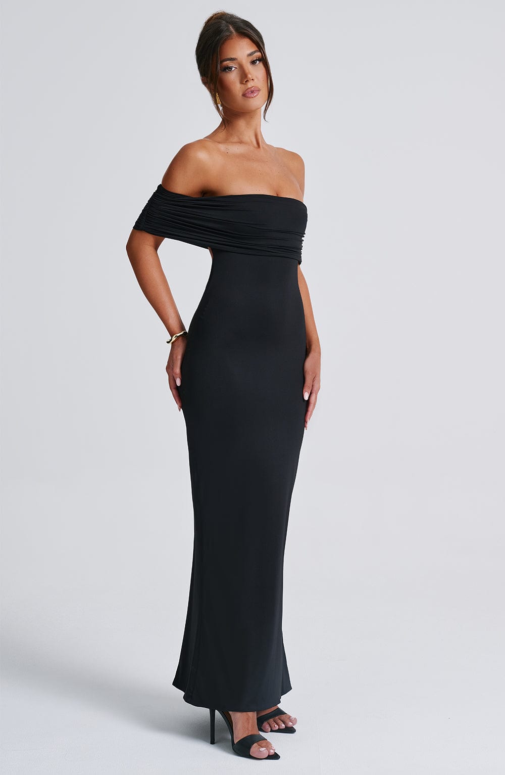Flourenne Belinda Maxi Dress in Black