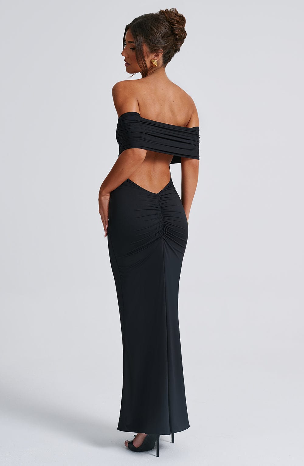 Flourenne Belinda Maxi Dress in Black