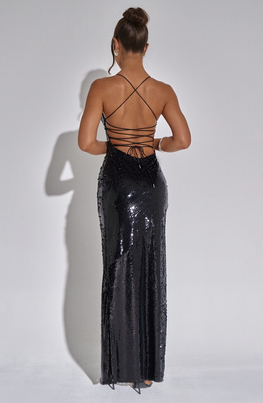 Flourenne Bellini Maxi Dress in Black