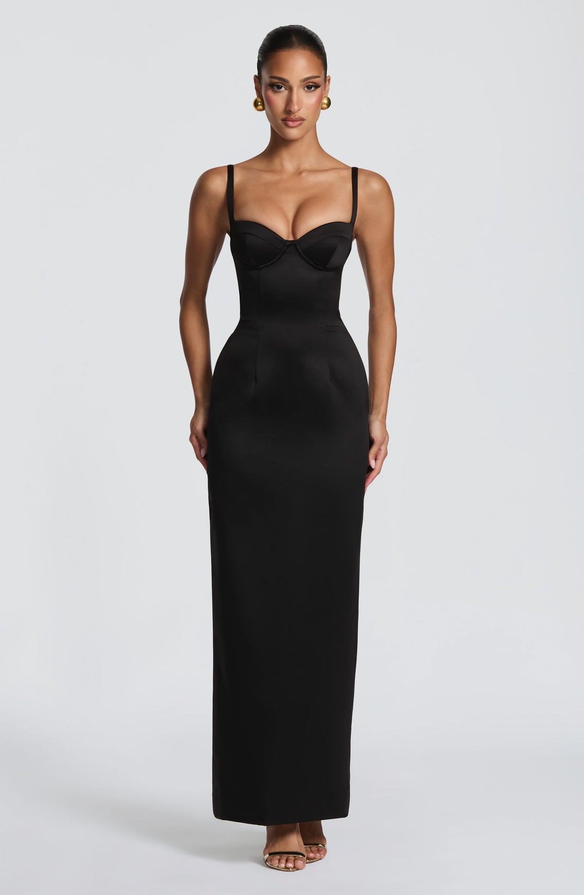 Flourenne Benedetta Maxi Dress in Black