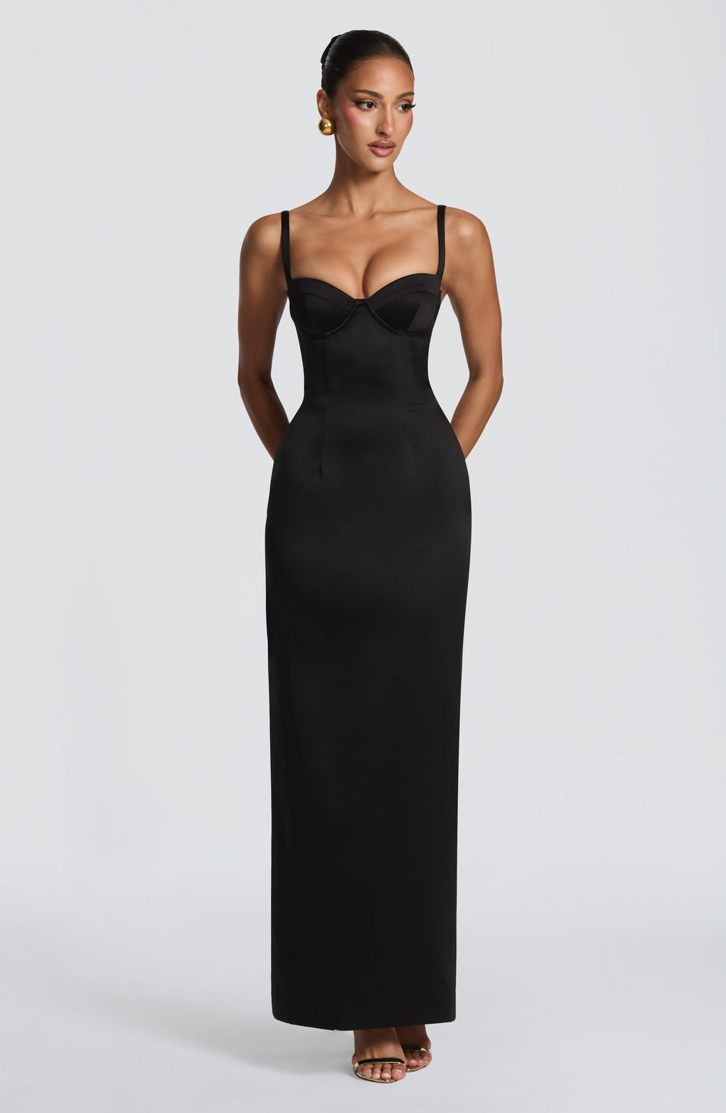Flourenne Benedetta Maxi Dress in Black