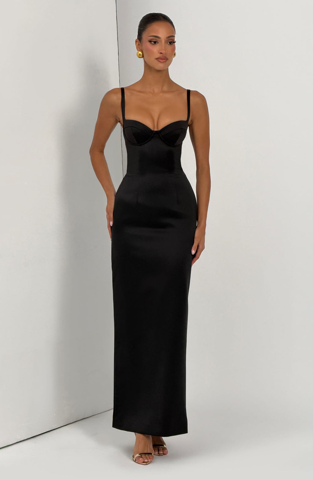 Flourenne Benedetta Maxi Dress in Black