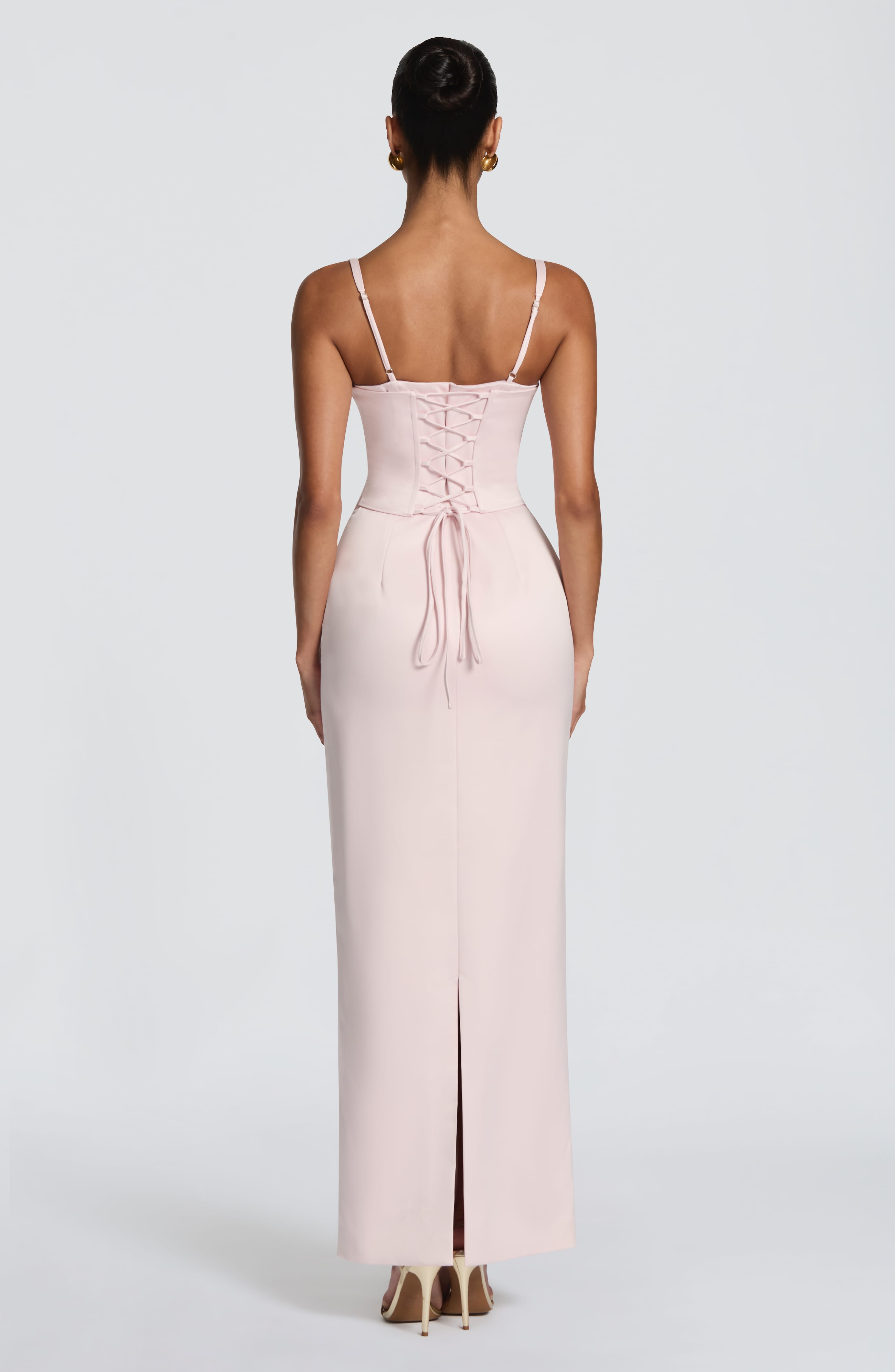 Flourenne Benedetta Maxi Dress in Blush