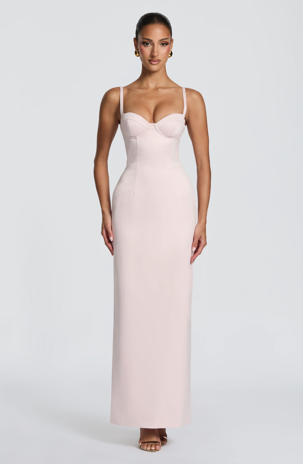 Flourenne Benedetta Maxi Dress in Blush