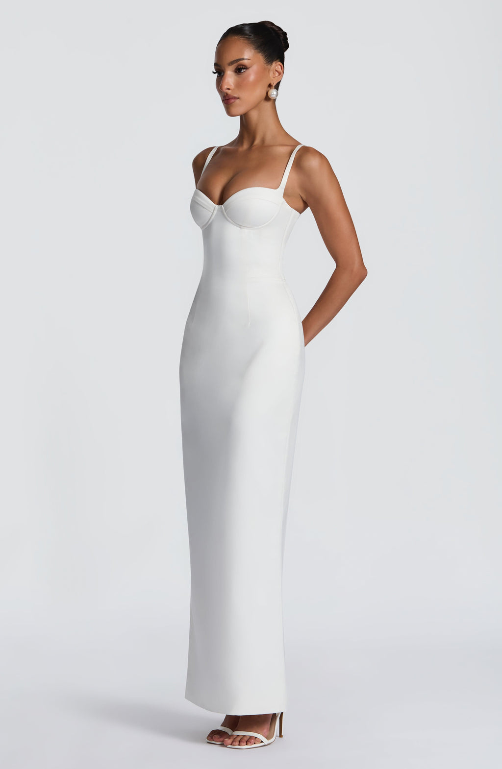 Flourenne Benedetta Maxi Dress in Ivory