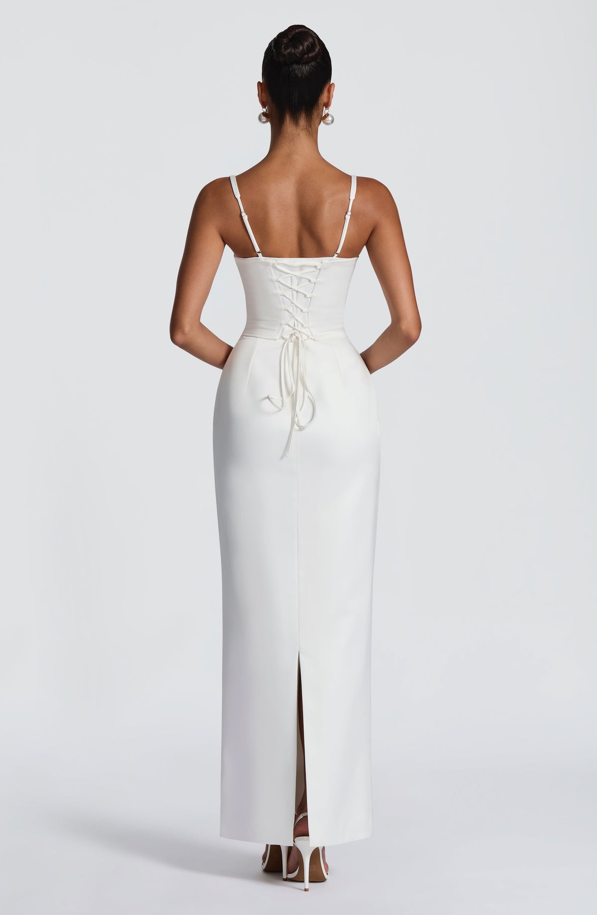 Flourenne Benedetta Maxi Dress in Ivory