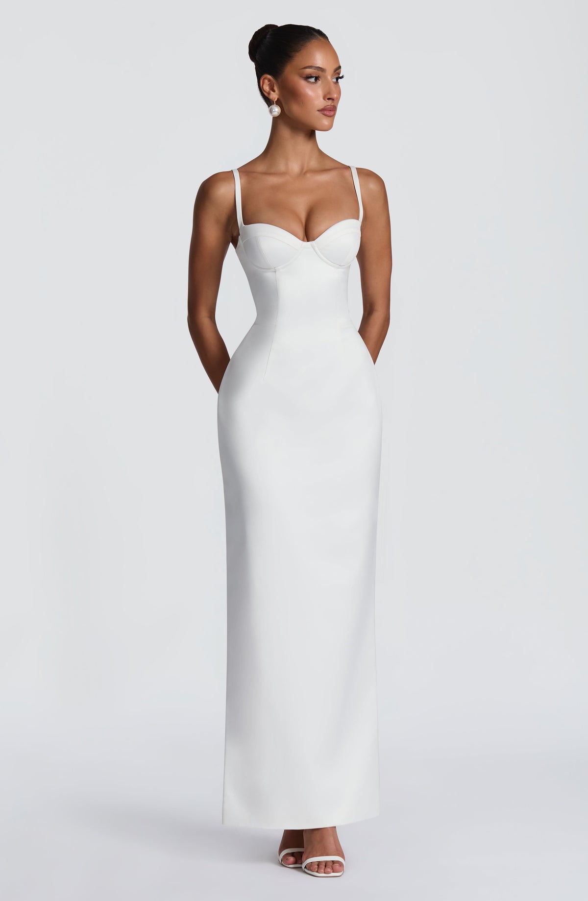 Flourenne Benedetta Maxi Dress in Ivory