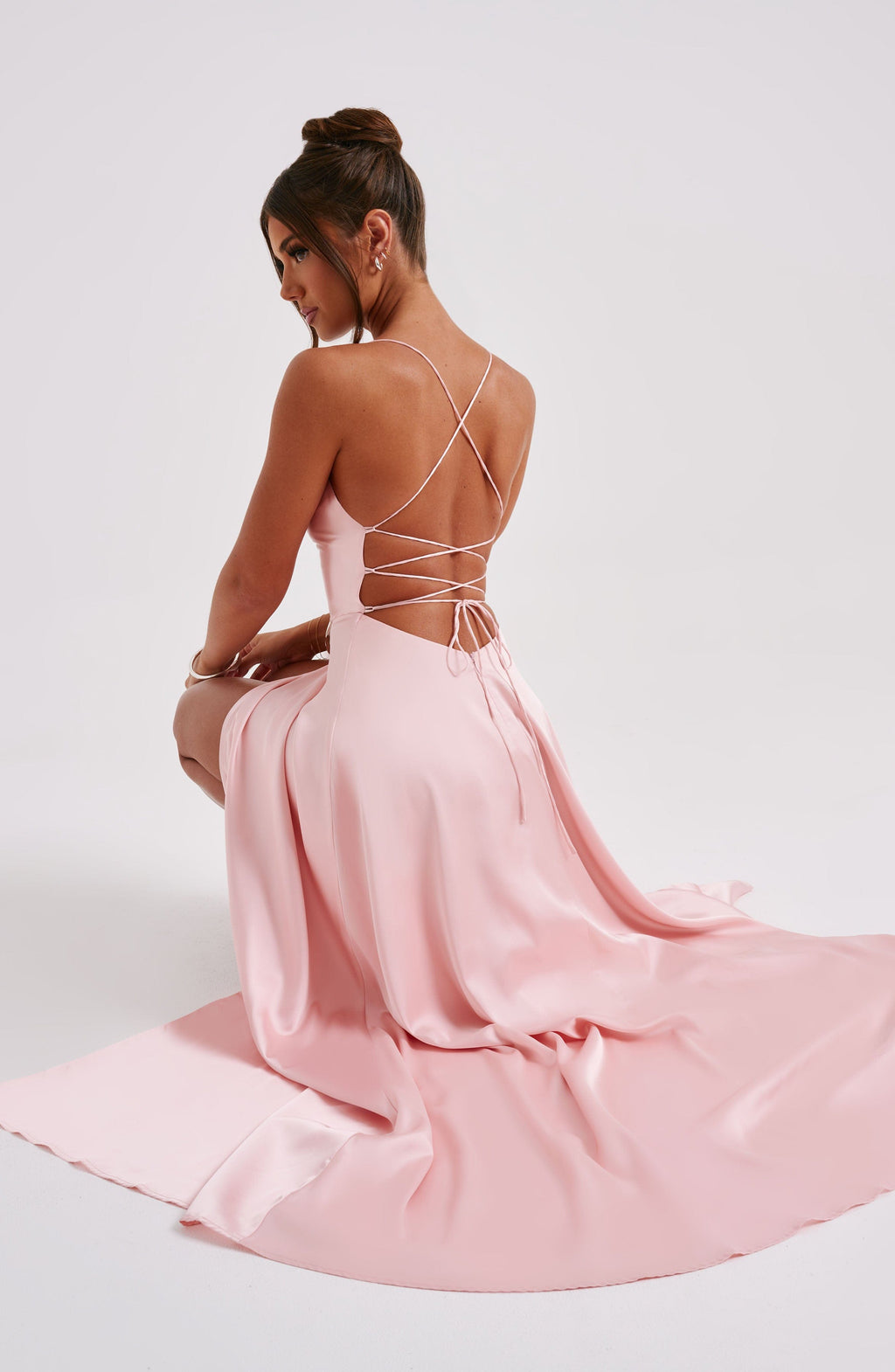 Flourenne Bethania Maxi Dress in Blush