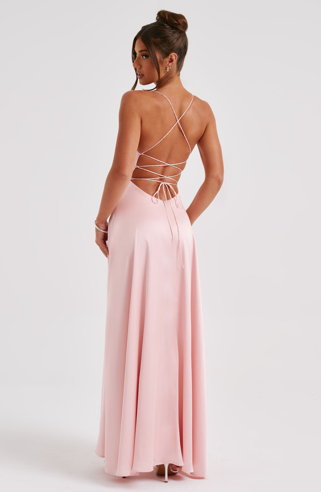 Flourenne Bethania Maxi Dress in Blush