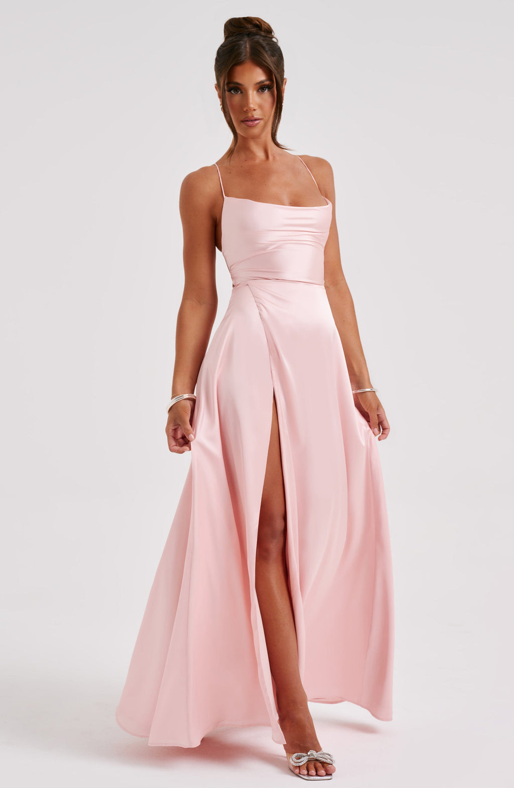 Flourenne Bethania Maxi Dress in Blush