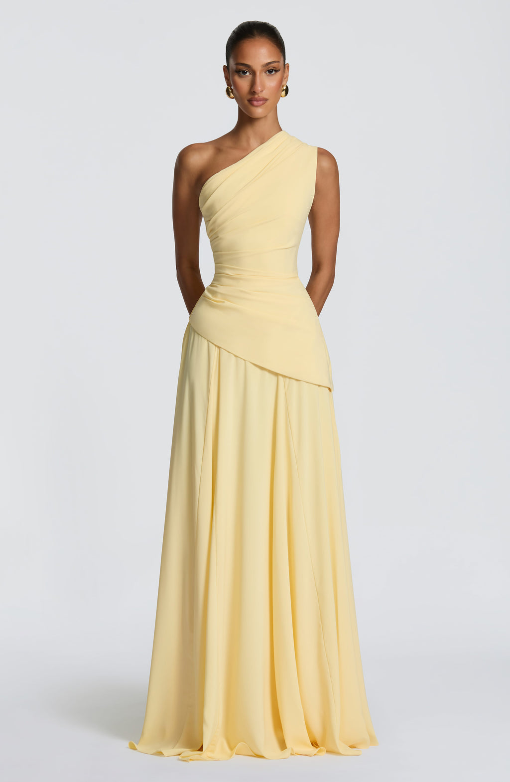 Flourenne Bianka Maxi Dress in Lemon