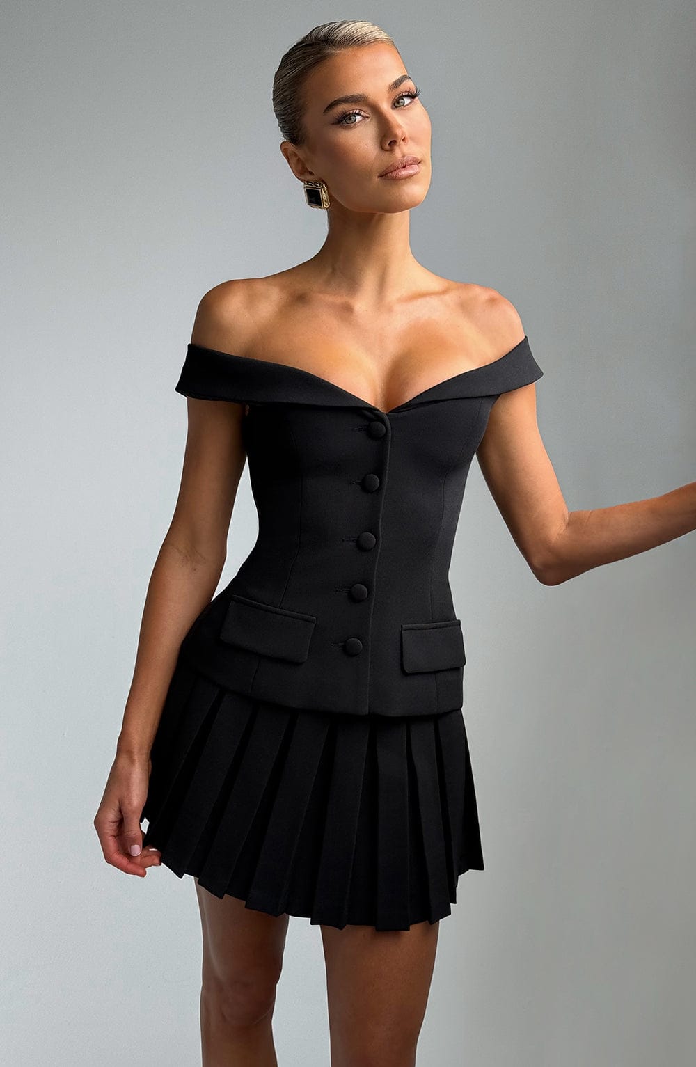 Flourenne Blakely Top in Black