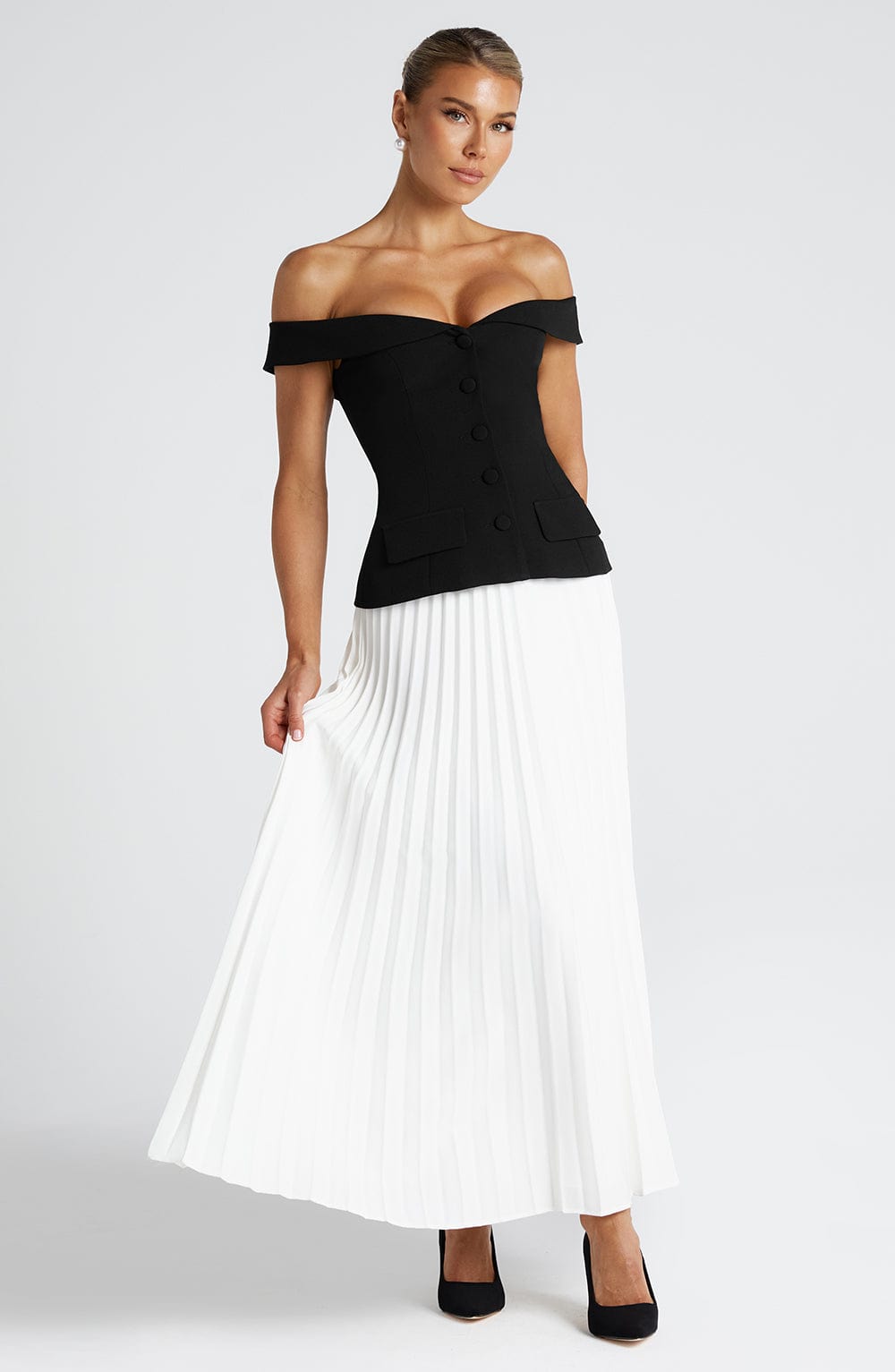 Flourenne Blakely Top in Black