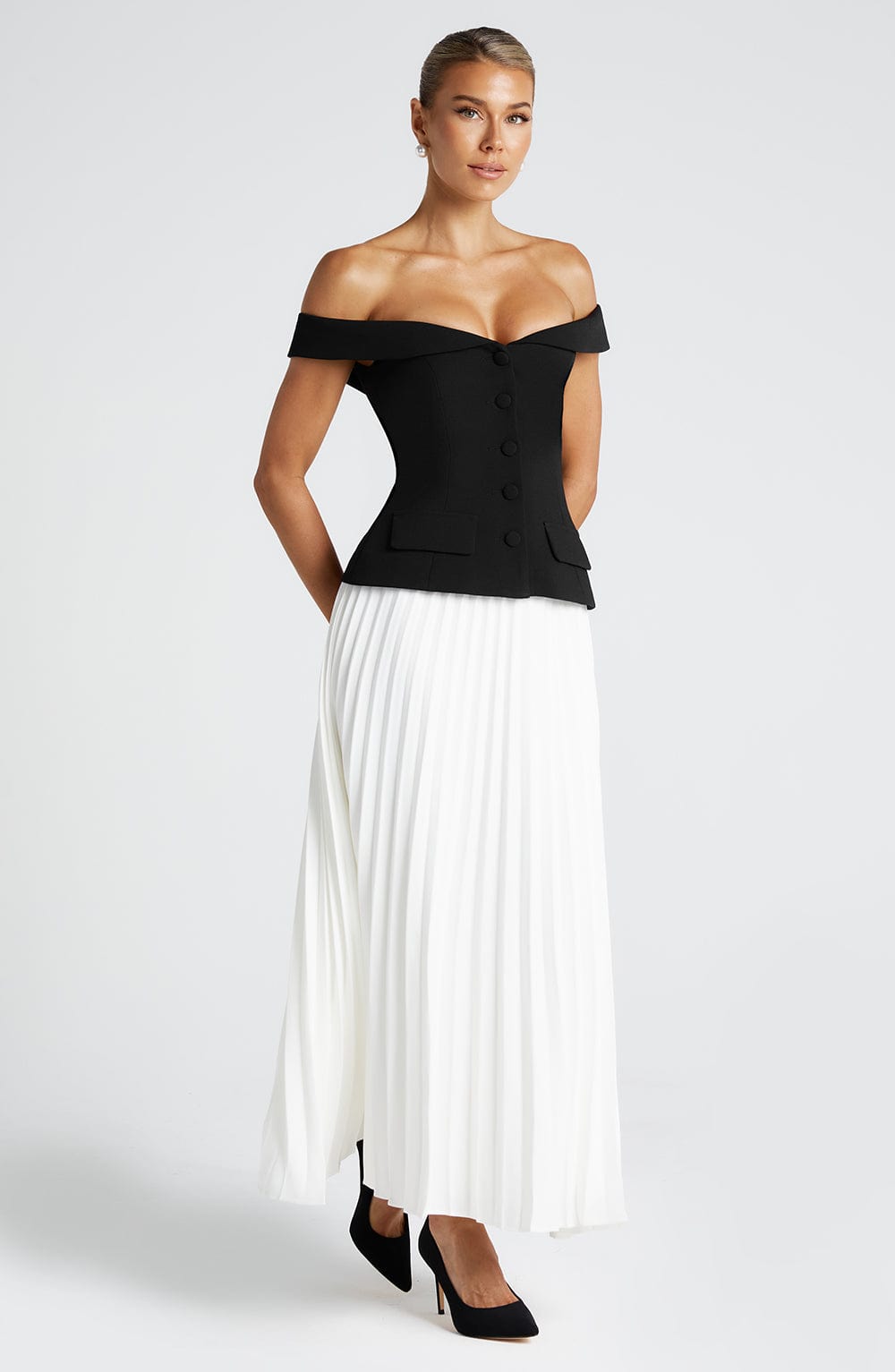 Flourenne Blakely Top in Black