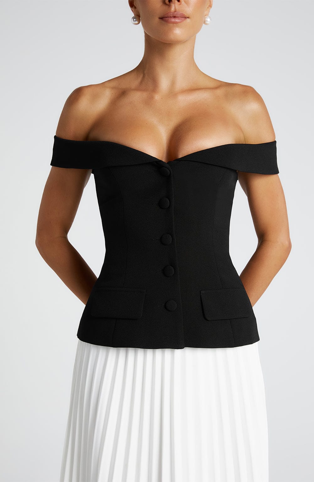 Flourenne Blakely Top in Black