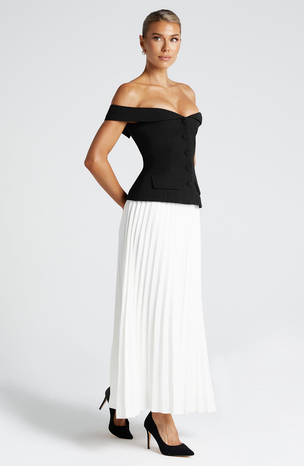 Flourenne Blakely Top in Black