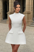 Flourenne Blakelyn Mini Dress in Ivory