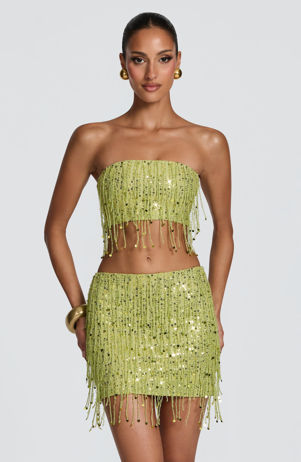 Flourenne Blayne Top in Olive