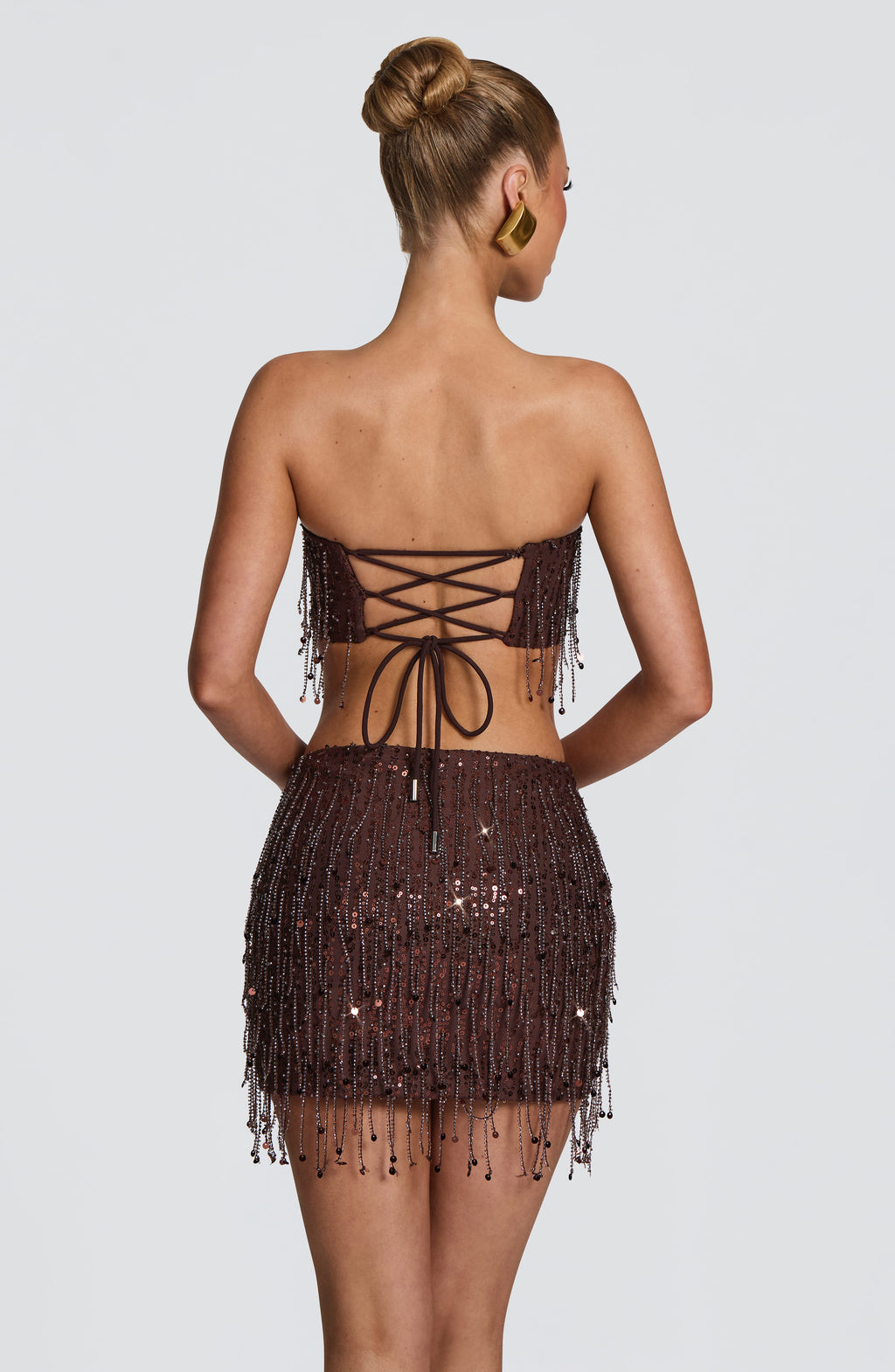 Flourenne Blayne Top in Plum Brown