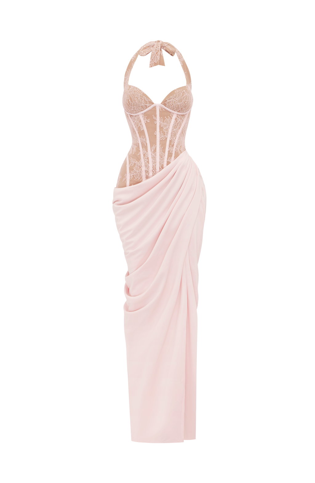 Flourenne Bonetta Maxi Dress in Blush