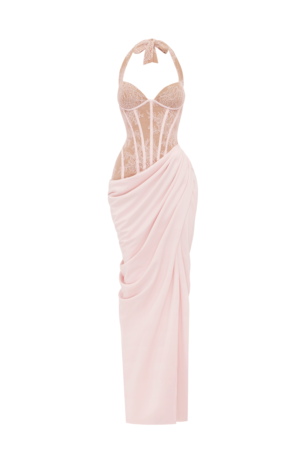 Flourenne Bonetta Maxi Dress in Blush