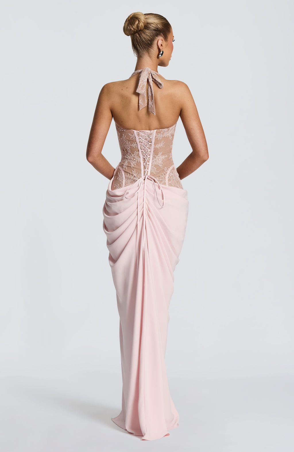 Flourenne Bonetta Maxi Dress in Blush