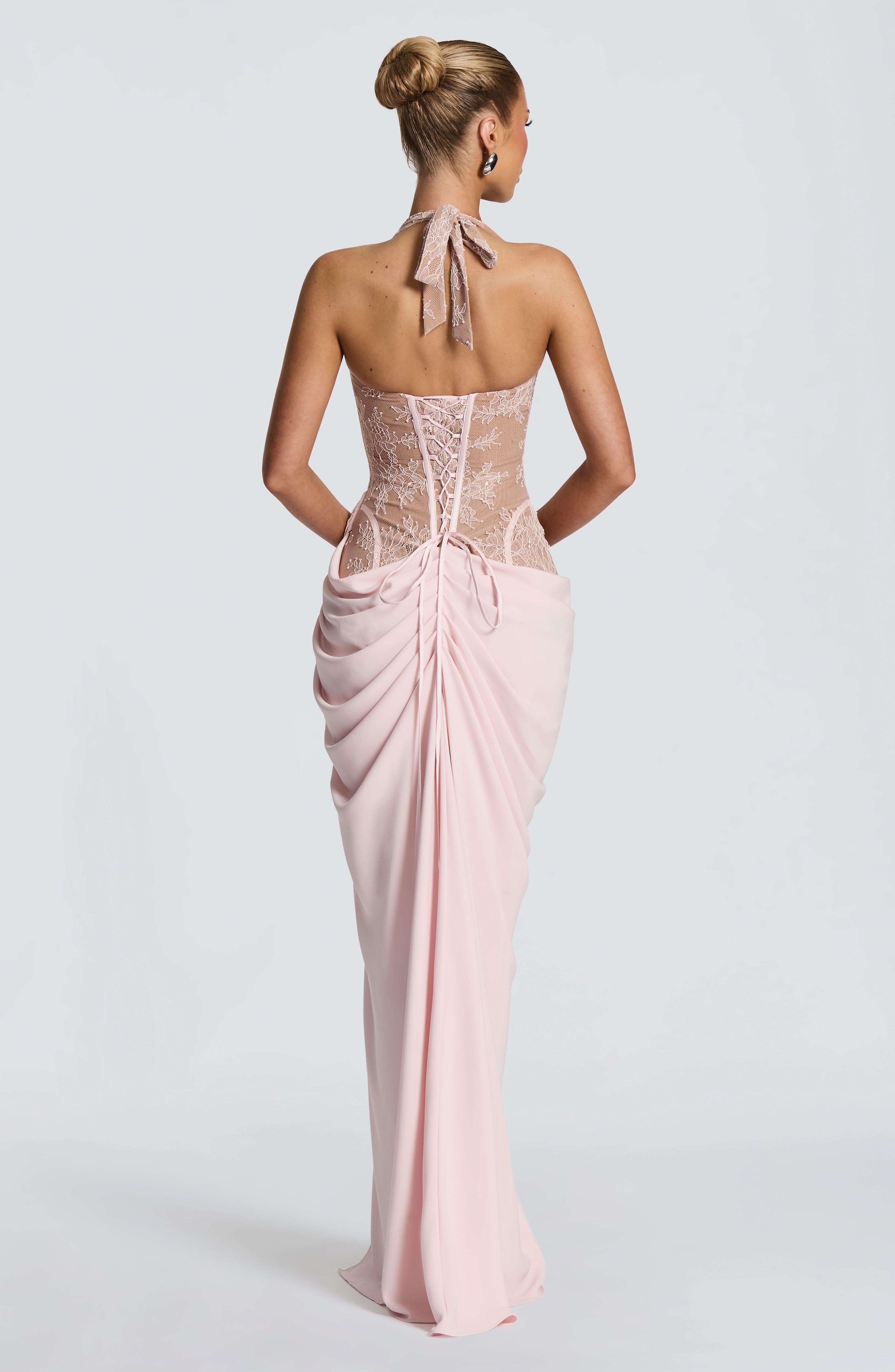 Flourenne Bonetta Maxi Dress in Blush
