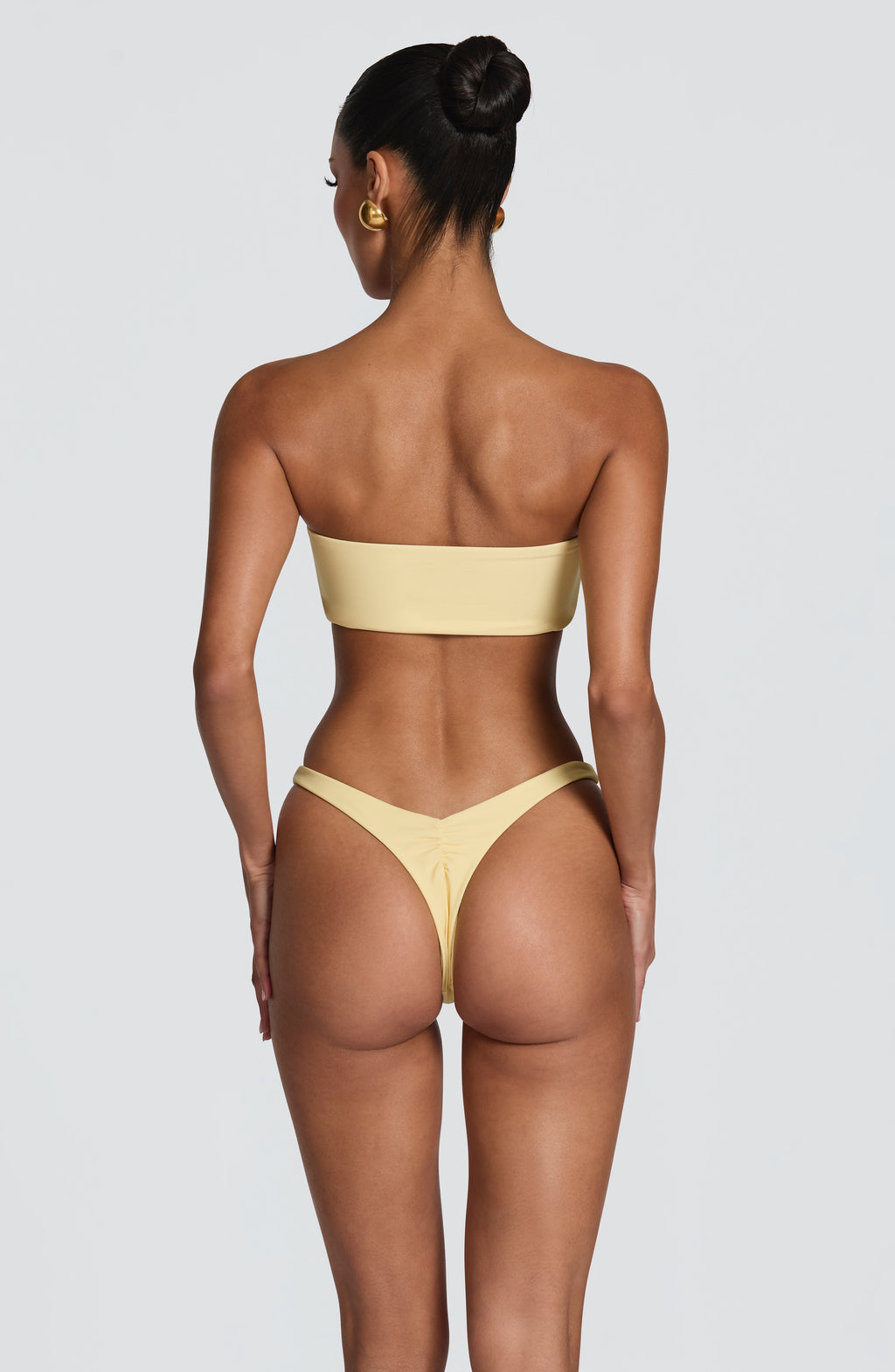 Flourenne Briella Bikini Bottom in Lemon