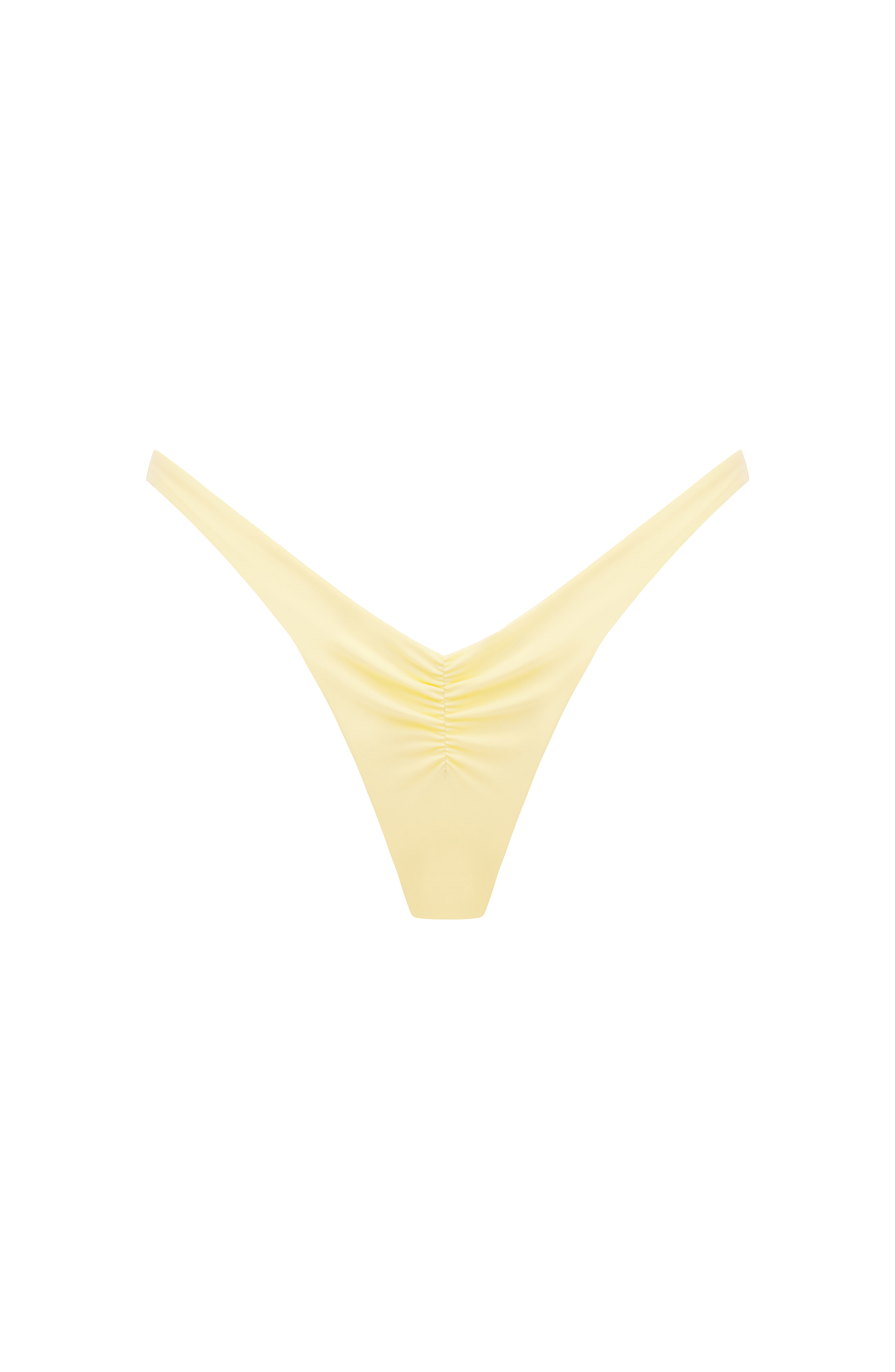 Flourenne Briella Bikini Bottom in Lemon