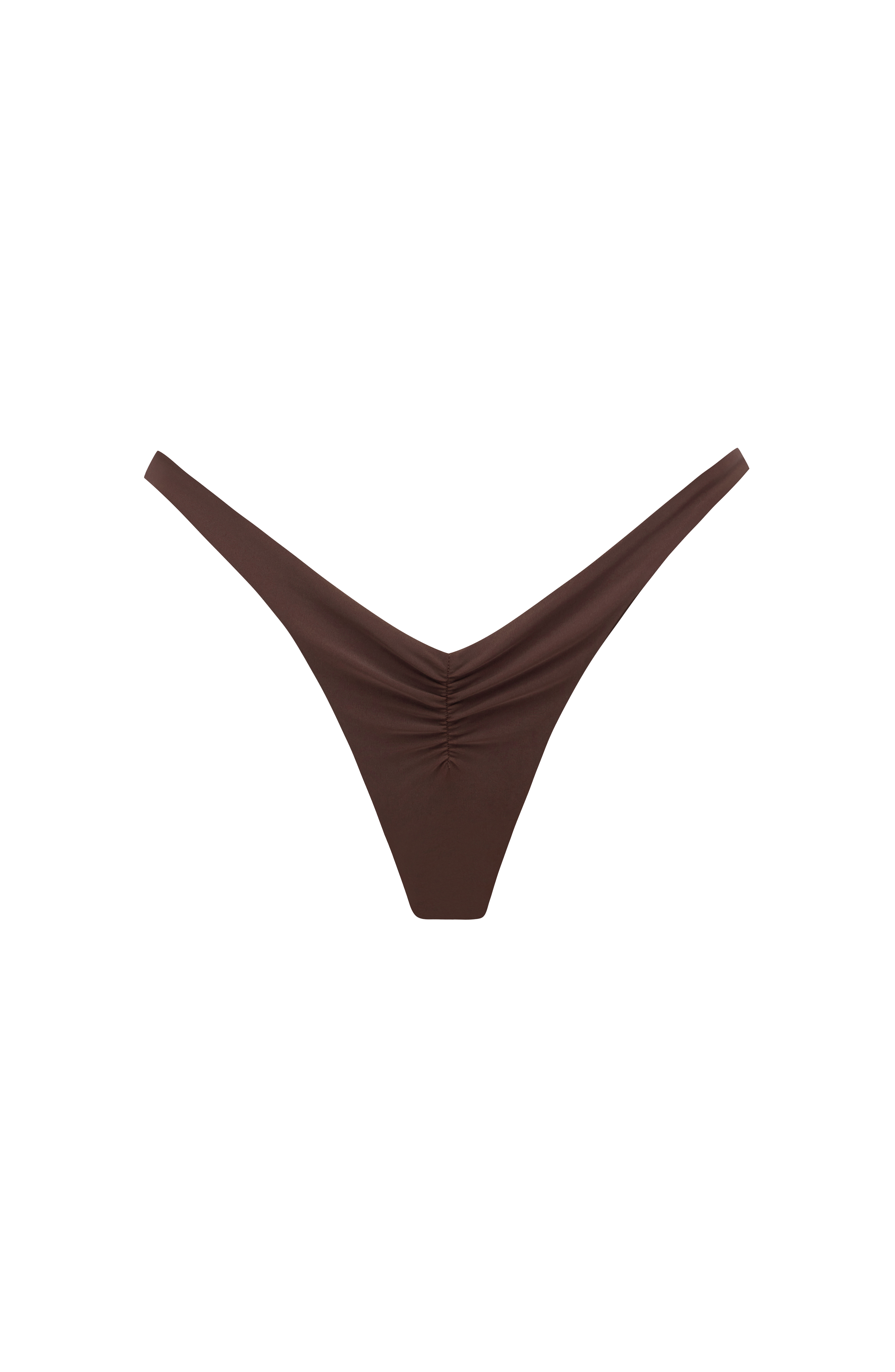 Flourenne Briella Bikini Bottom in Plum Brown
