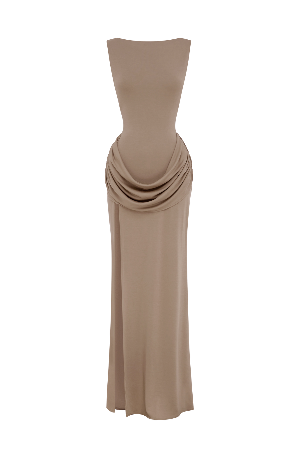 Flourenne Bruna Maxi Dress in Stone