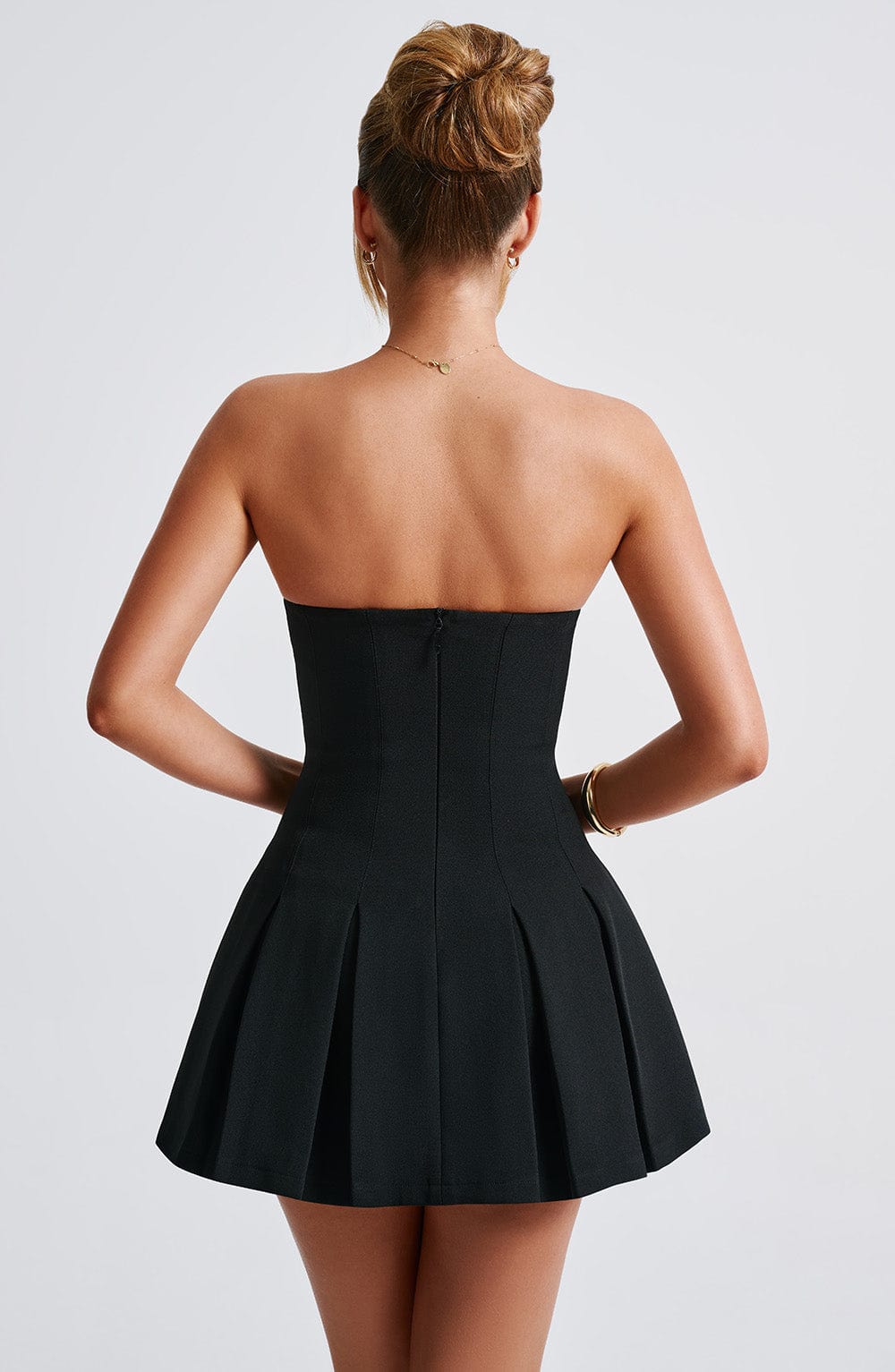 Flourenne Bryony Mini Dress in Black