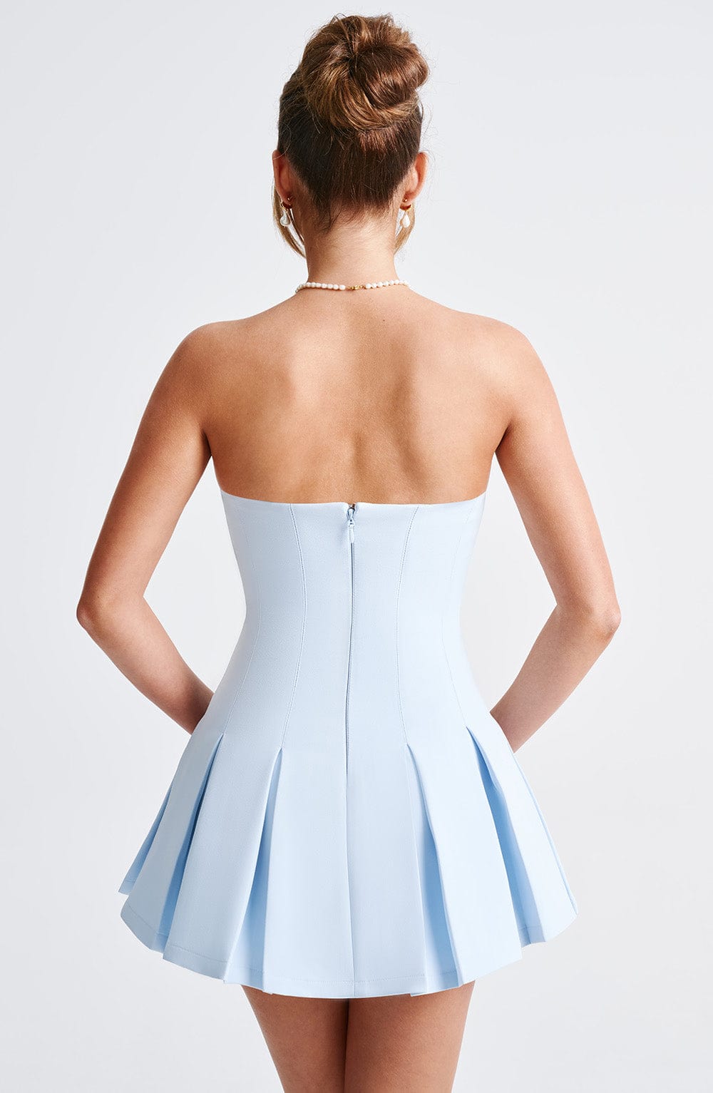 Flourenne Bryony Mini Dress in Blue