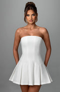 Flourenne Bryony Mini Dress in Ivory