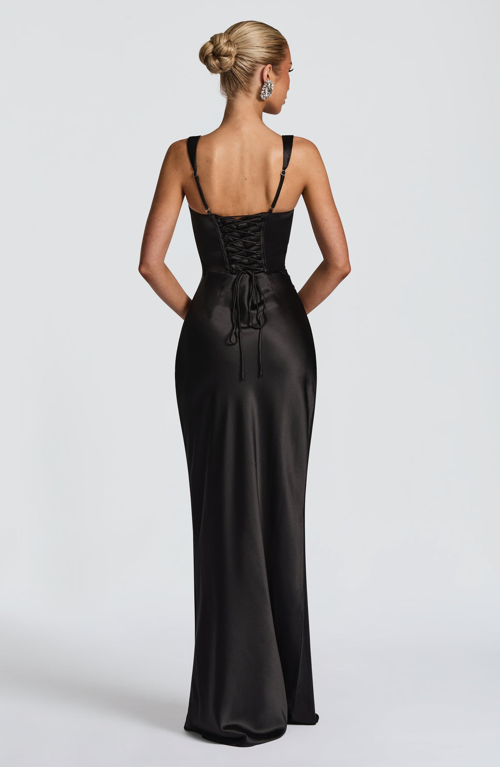 Flourenne Calandra Maxi Dress in Black