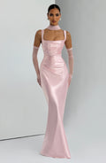 Flourenne Calandra Maxi Dress in Blush