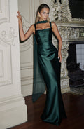 Flourenne Calandra Maxi Dress in Emerald
