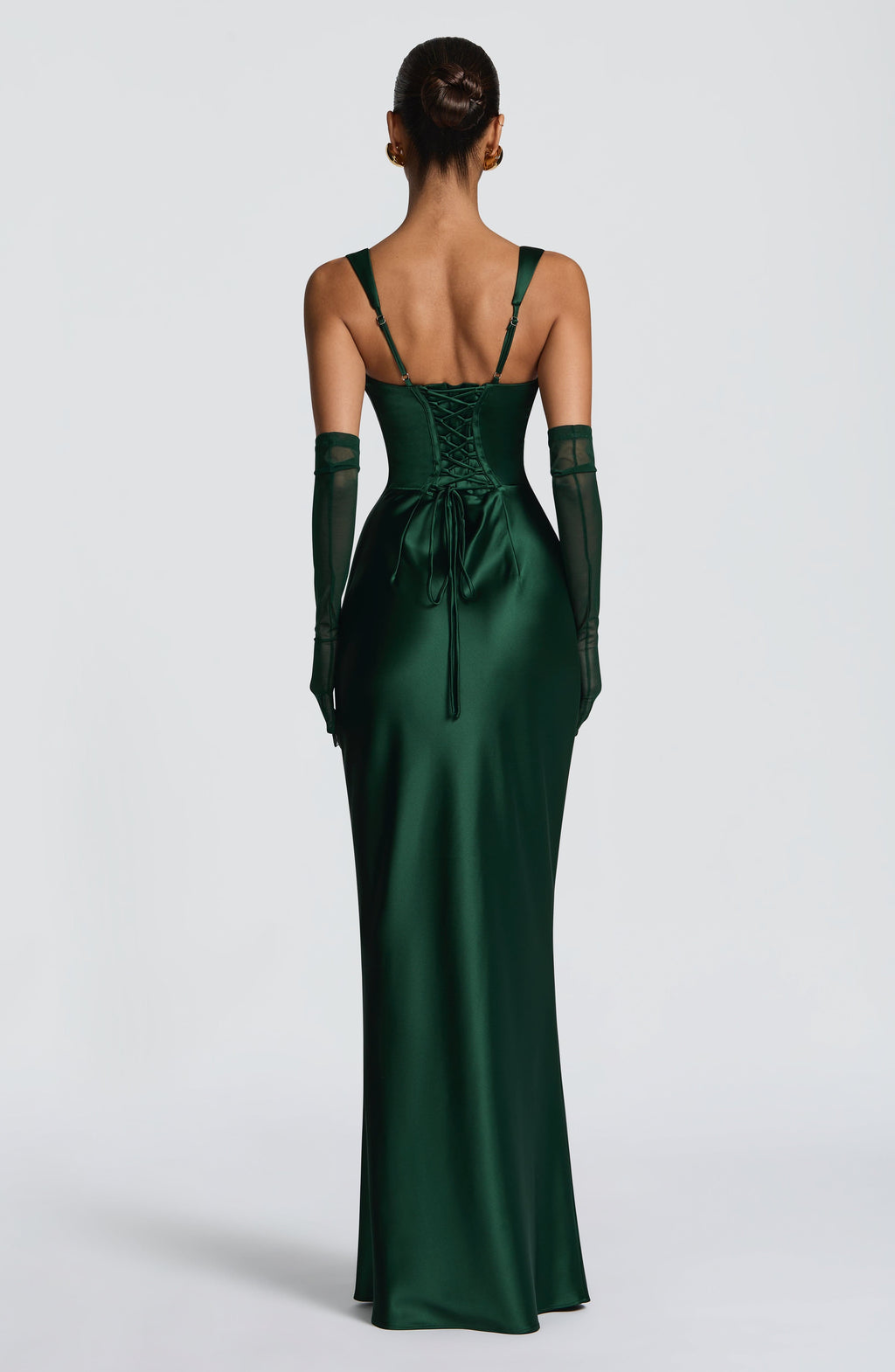 Flourenne Calandra Maxi Dress in Emerald