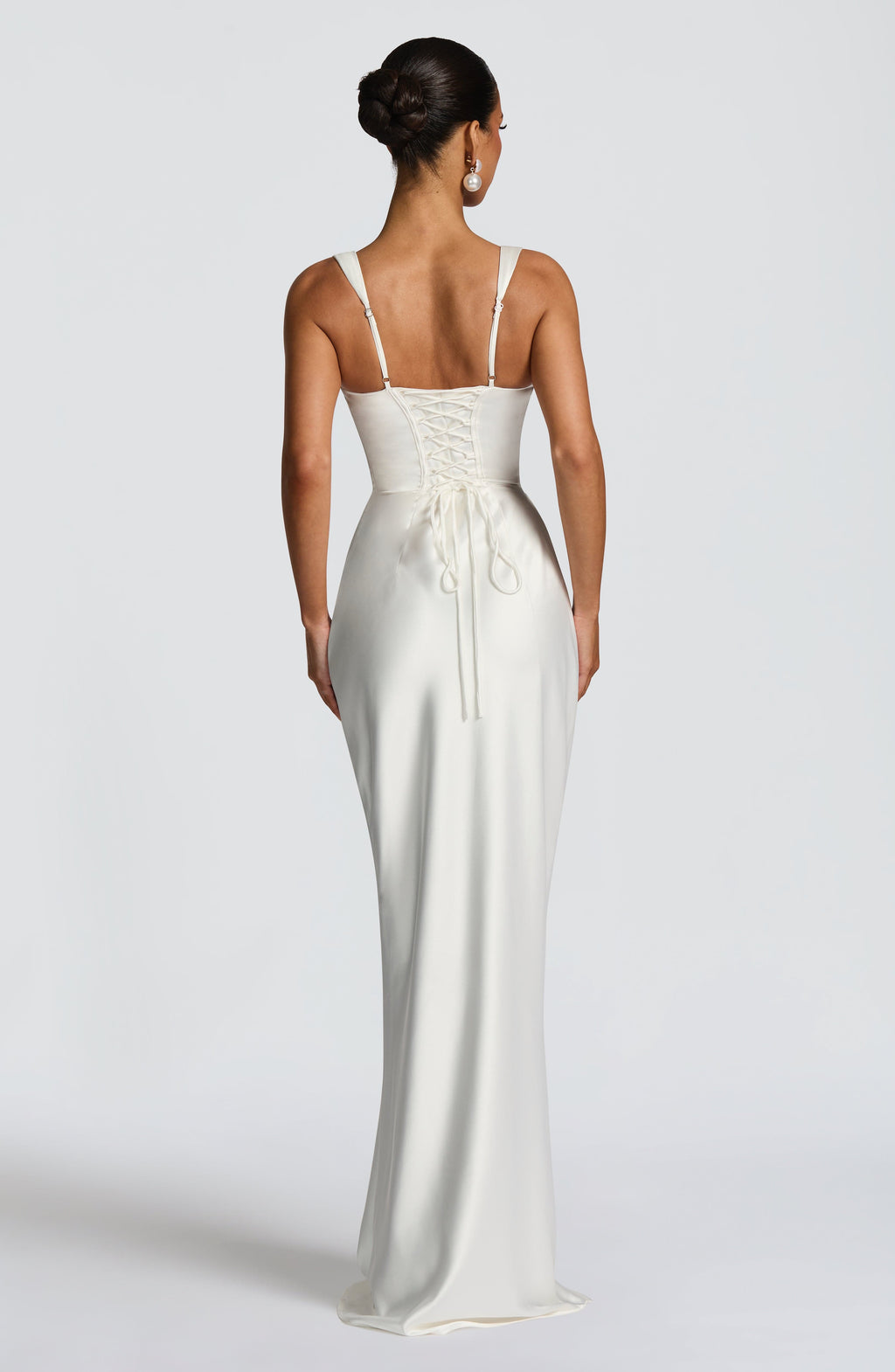 Flourenne Calandra Maxi Dress in Ivory
