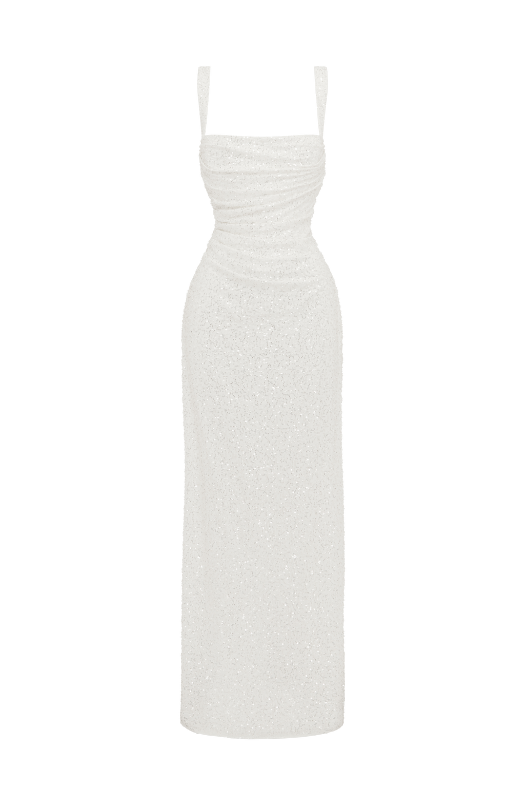 Flourenne Calandra Maxi Dress in Ivory Sparkle