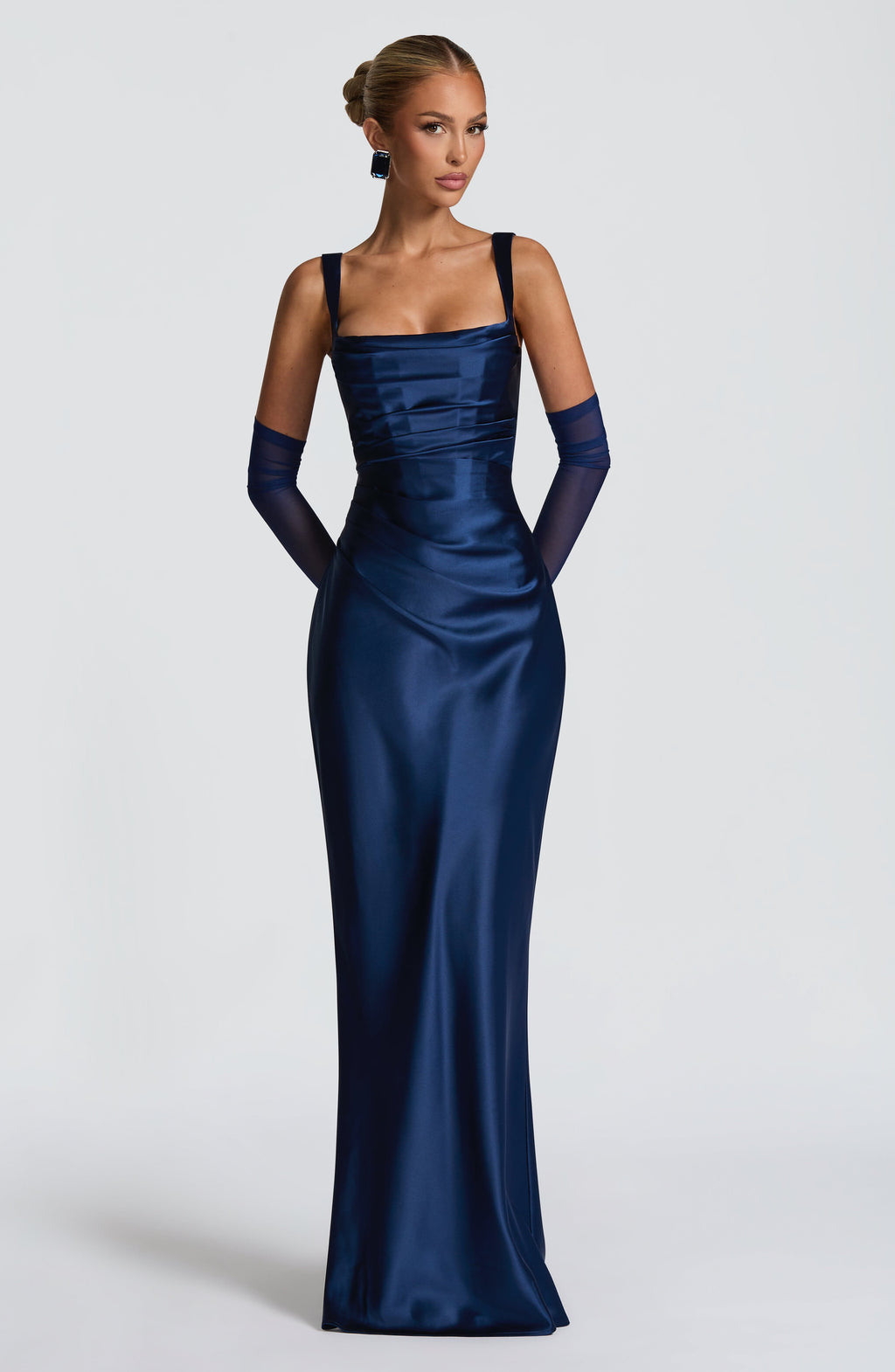 Flourenne Calandra Maxi Dress in Navy