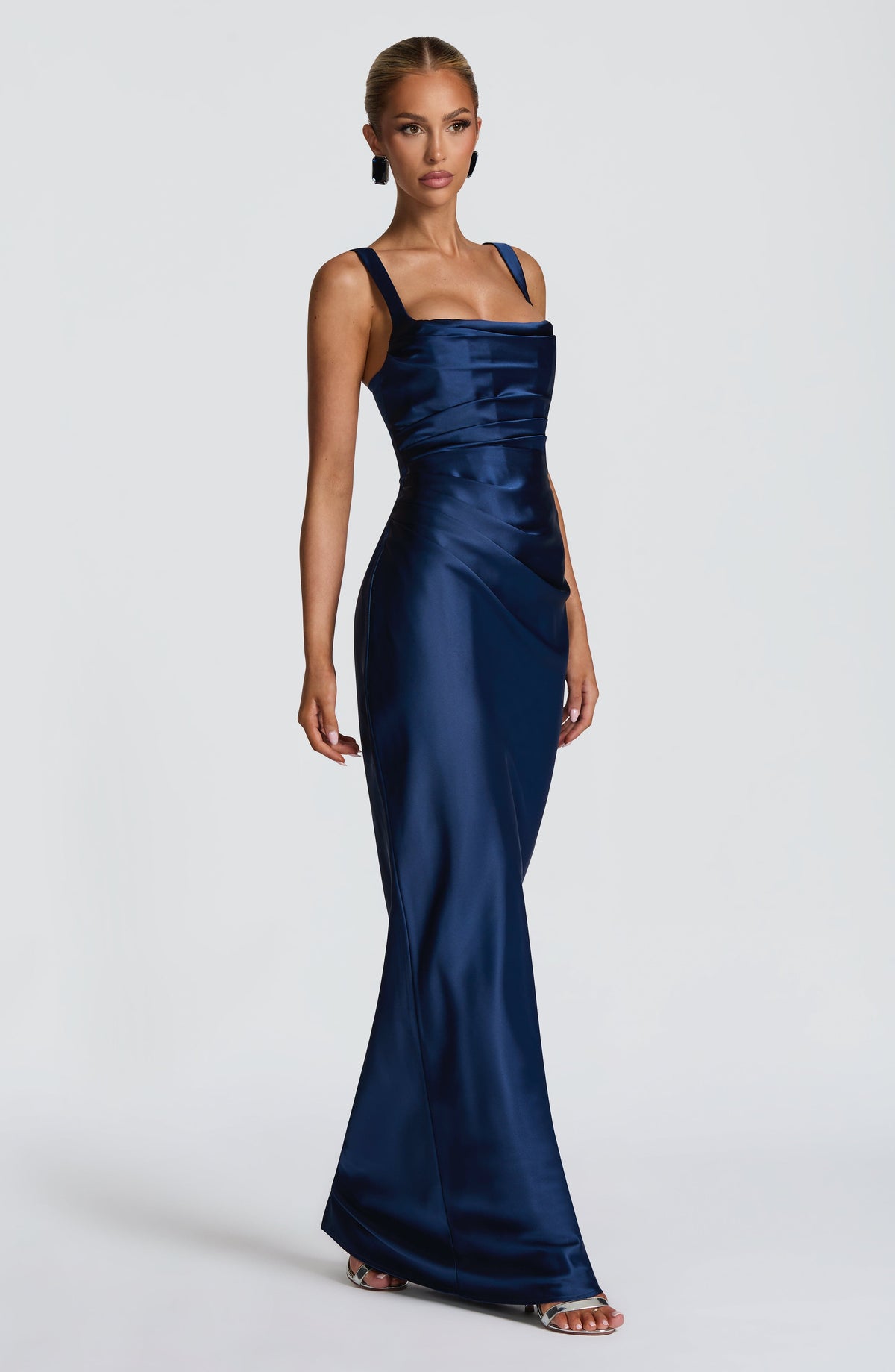 Flourenne Calandra Maxi Dress in Navy