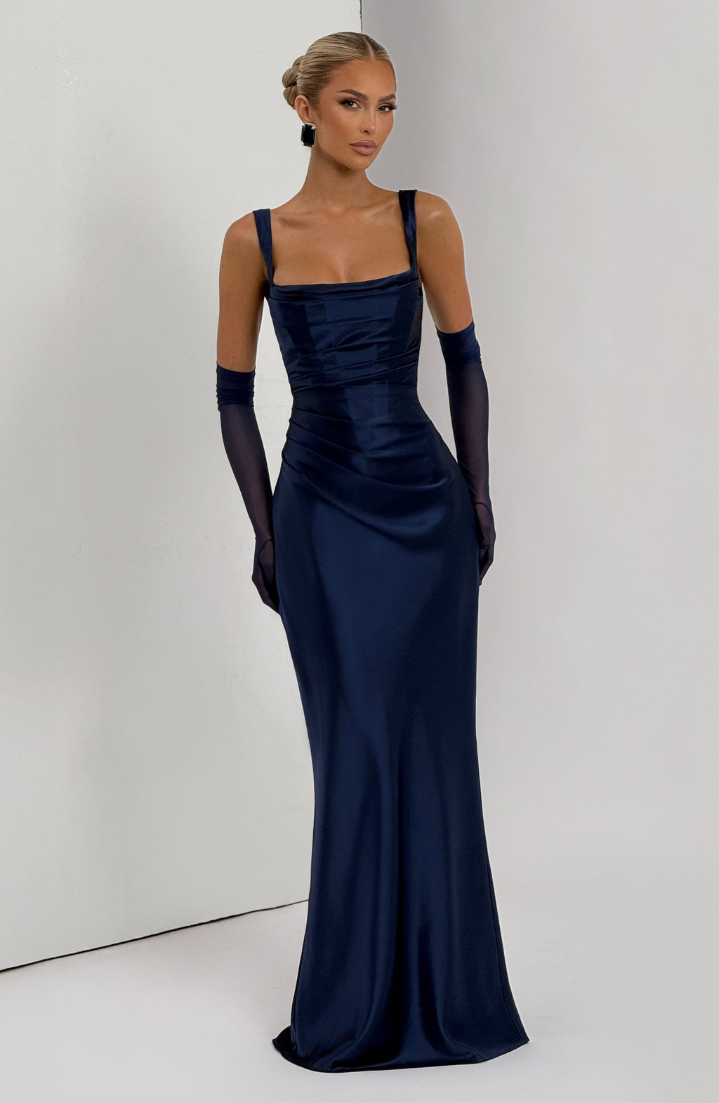 Flourenne Calandra Maxi Dress in Navy