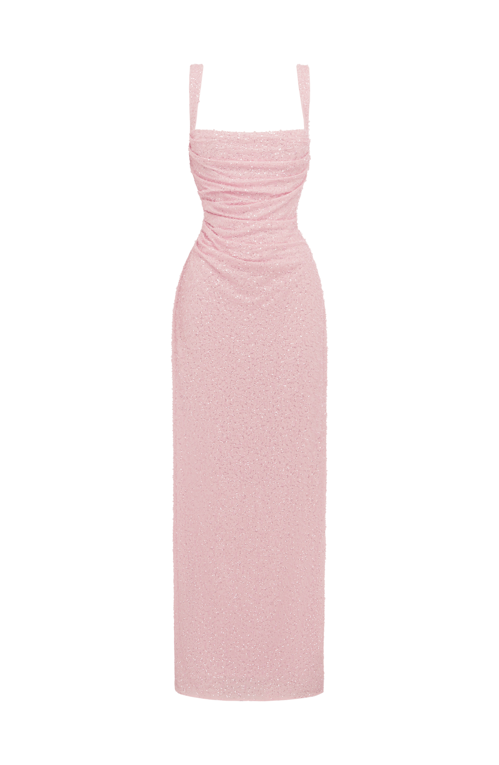 Flourenne Calandra Maxi Dress in Blush Sparkle