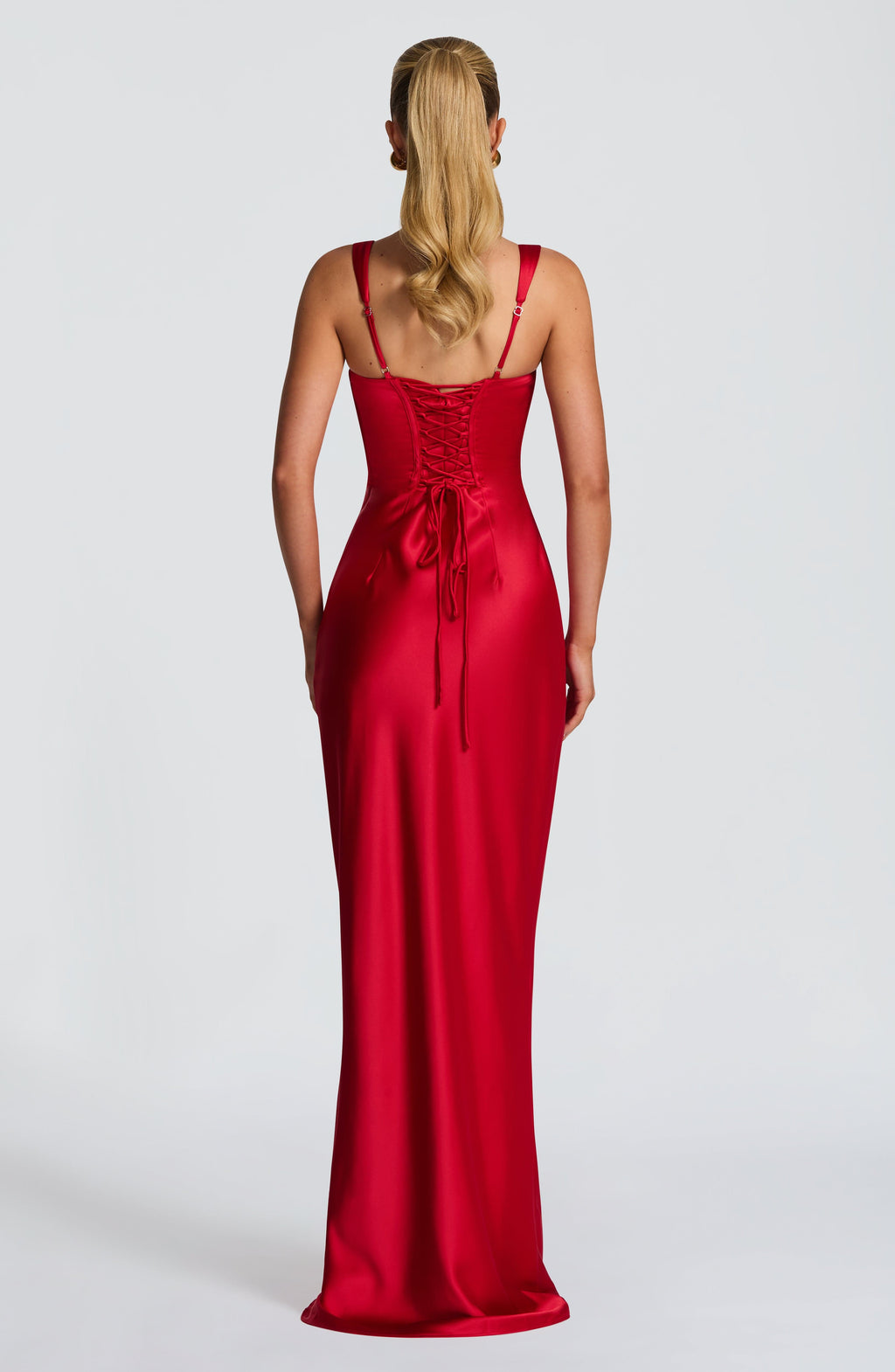Flourenne Calandra Maxi Dress in Red