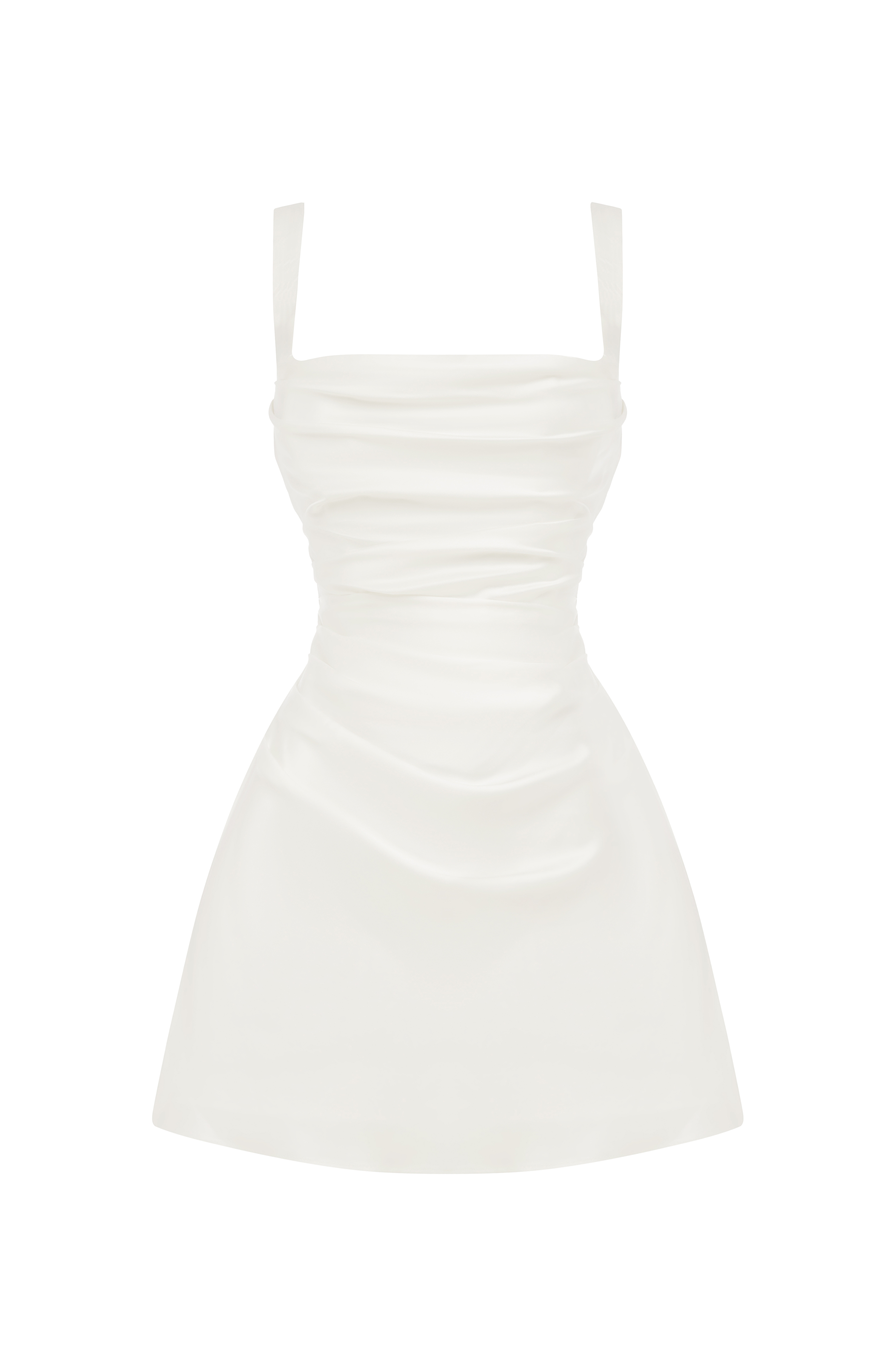 Flourenne Calandria Mini Dress in Ivory
