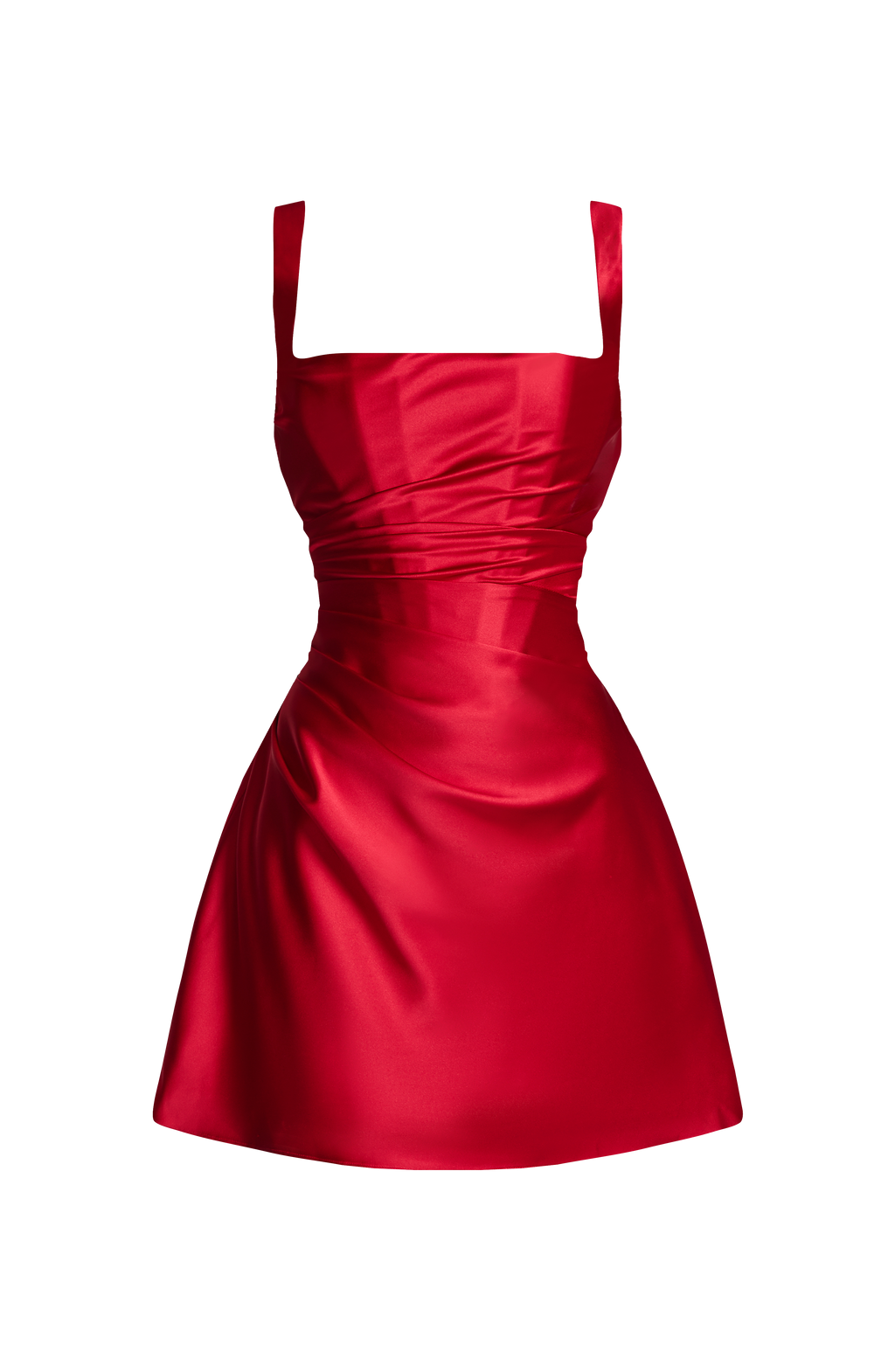 Flourenne Calandria Mini Dress in Red