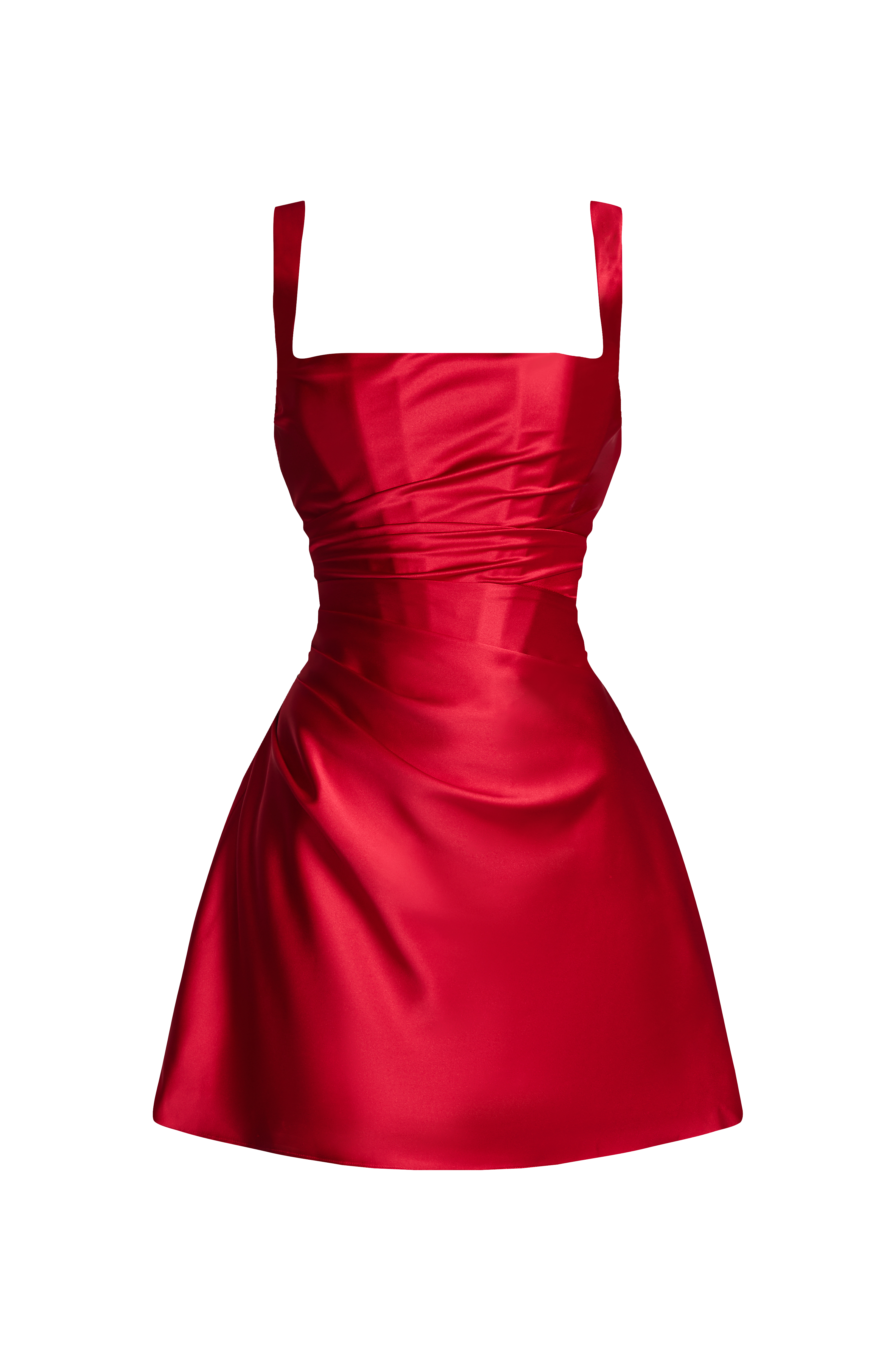 Flourenne Calandria Mini Dress in Red