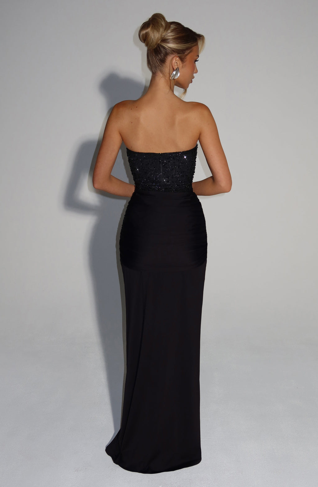 Flourenne Carina Maxi Dress in Black