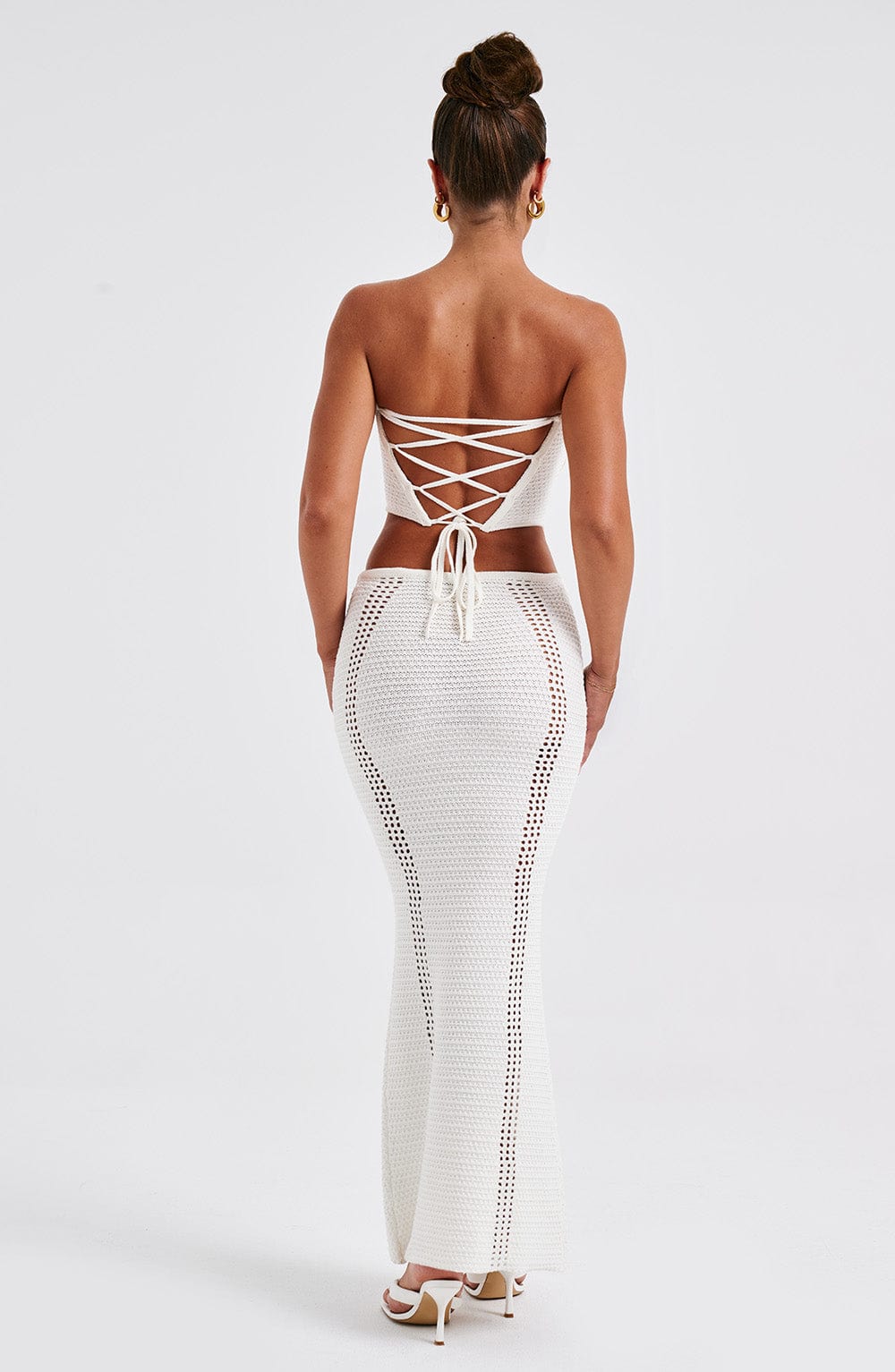 Flourenne Carly Corset in White